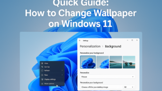 How to Change Wallpaper on Windows 11 (Beginner’s Step-by-Step Guide)