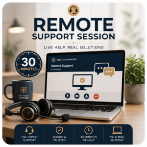 The Tech Voyager Remote Support Session