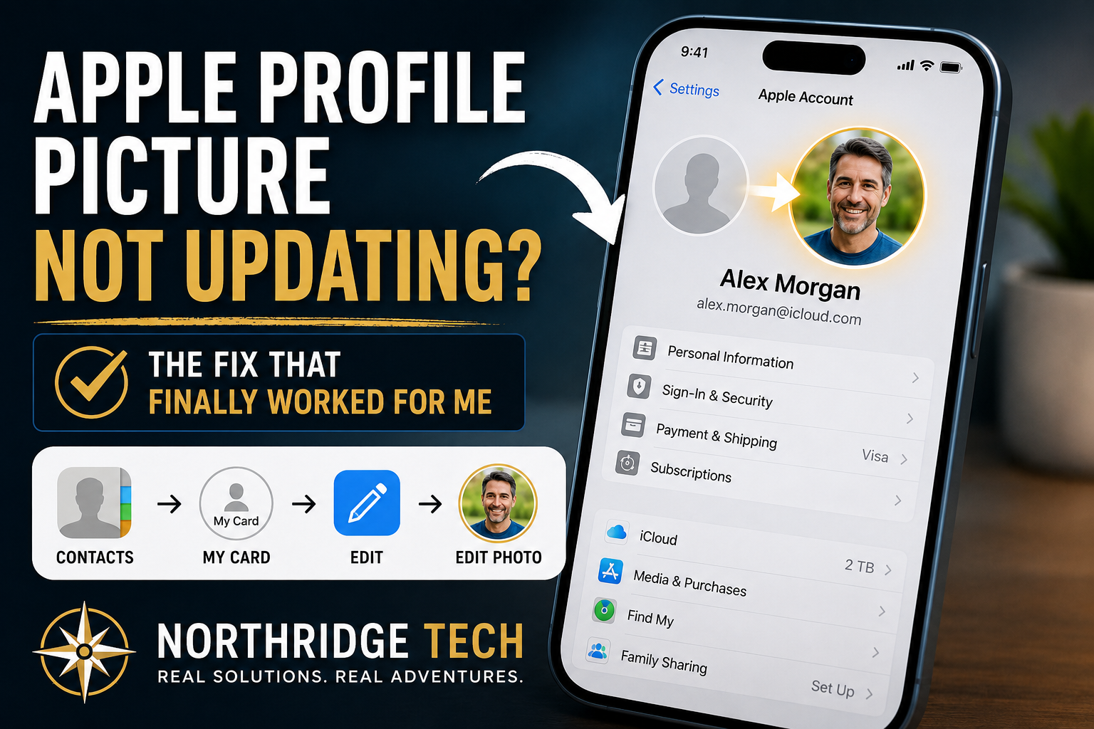 Apple Profile Picture Not Updating on iPhone? Here’s the Fix That Worked for Me