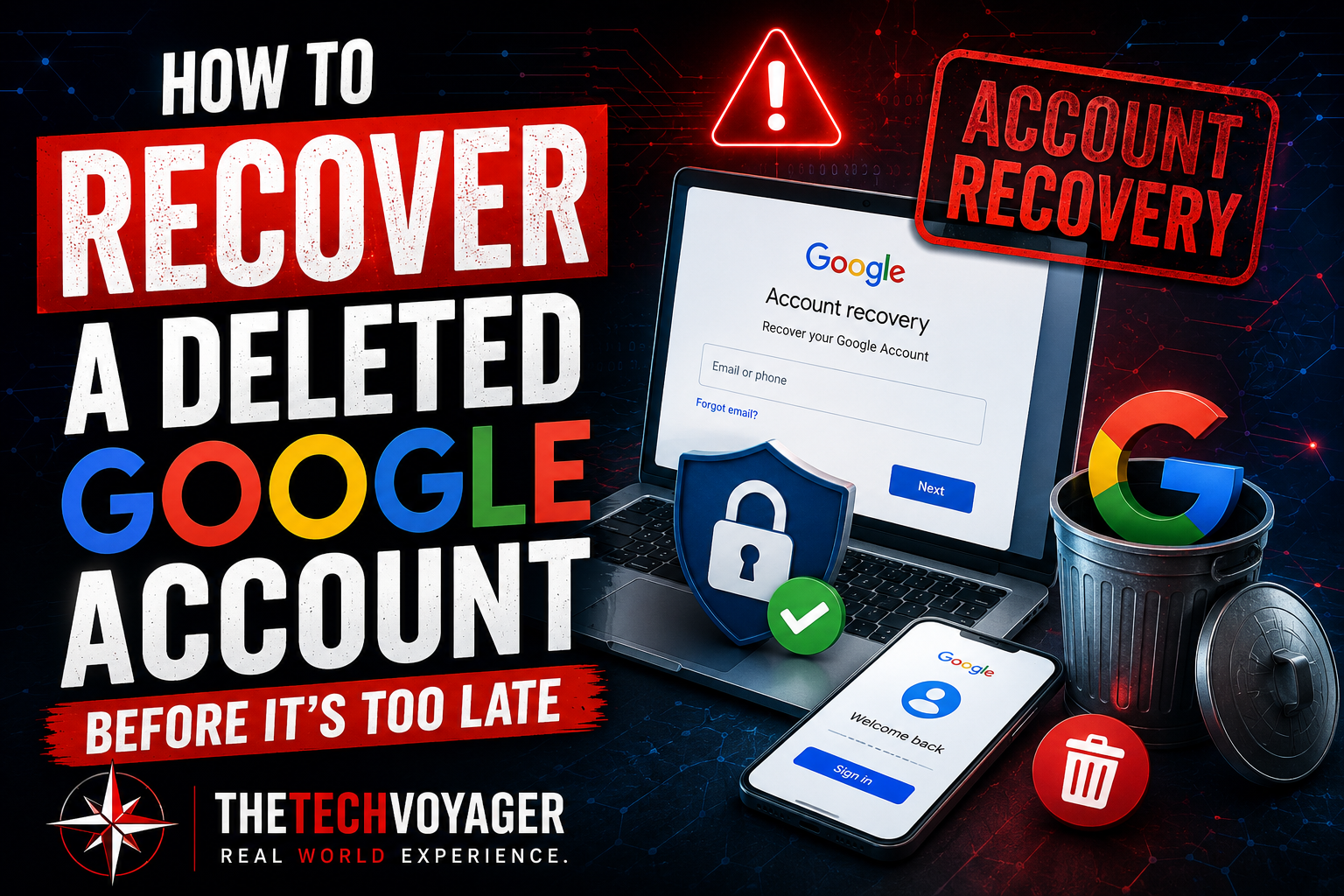 Deleted your Google account and lost access to connected services? Here’s how the Google recovery process works, what still works, and what usually doesn’t.