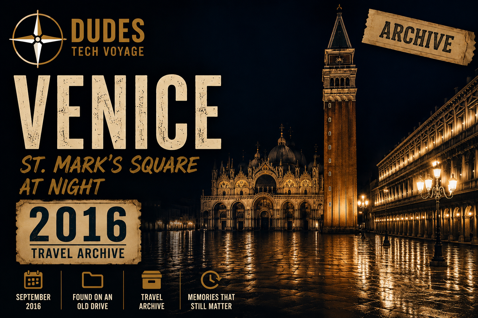 Some travel memories aren’t about checking landmarks off a list. A quiet evening walk through St. Mark’s Square in Venice reminded me that sometimes the atmosphere itself becomes the destination.