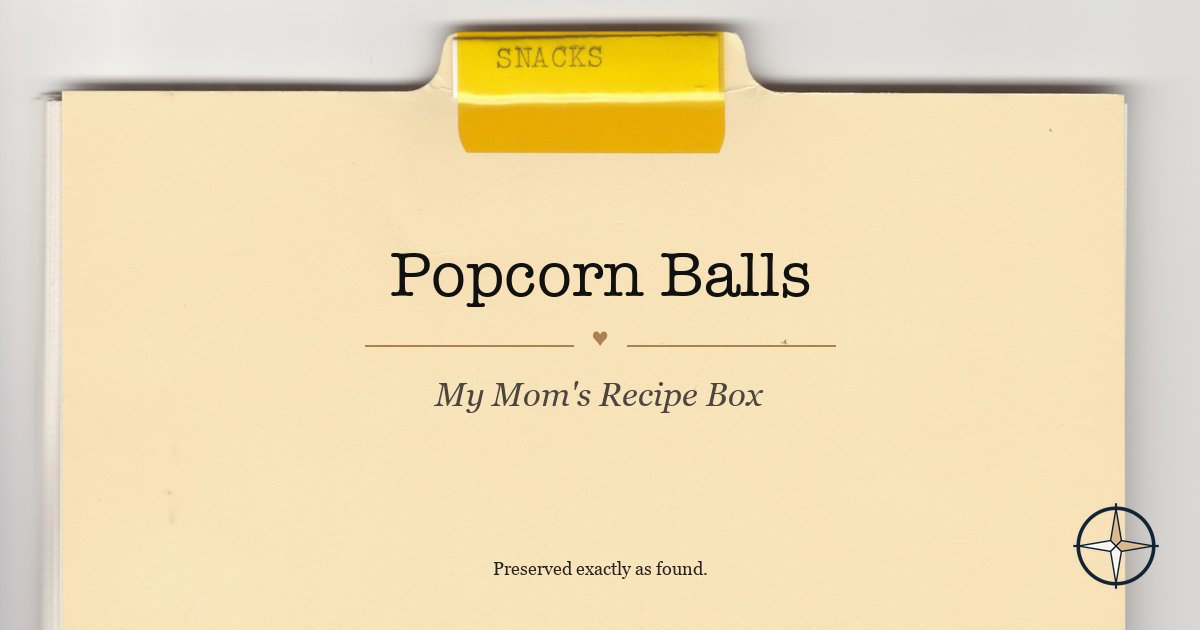 Popcorn Balls