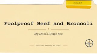 Foolproof Beef and Broccoli featured image for My Mom's Recipe Box