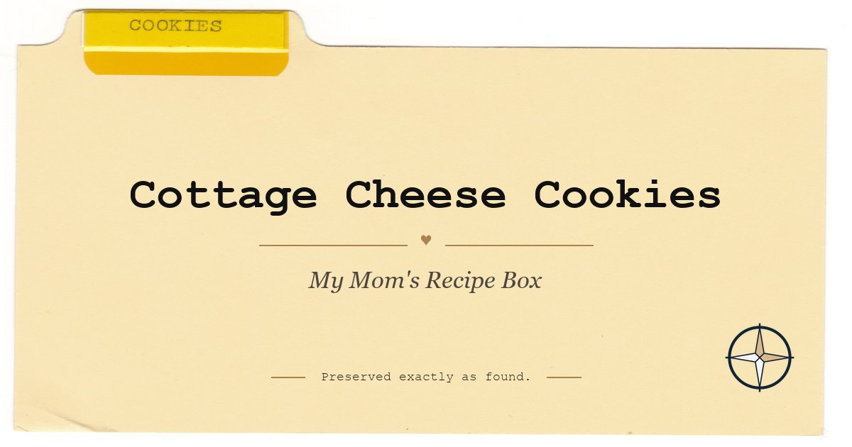 Cottage cheese cookies featured