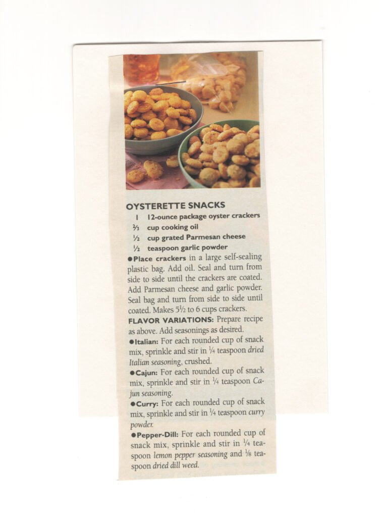 Oysterette Snacks