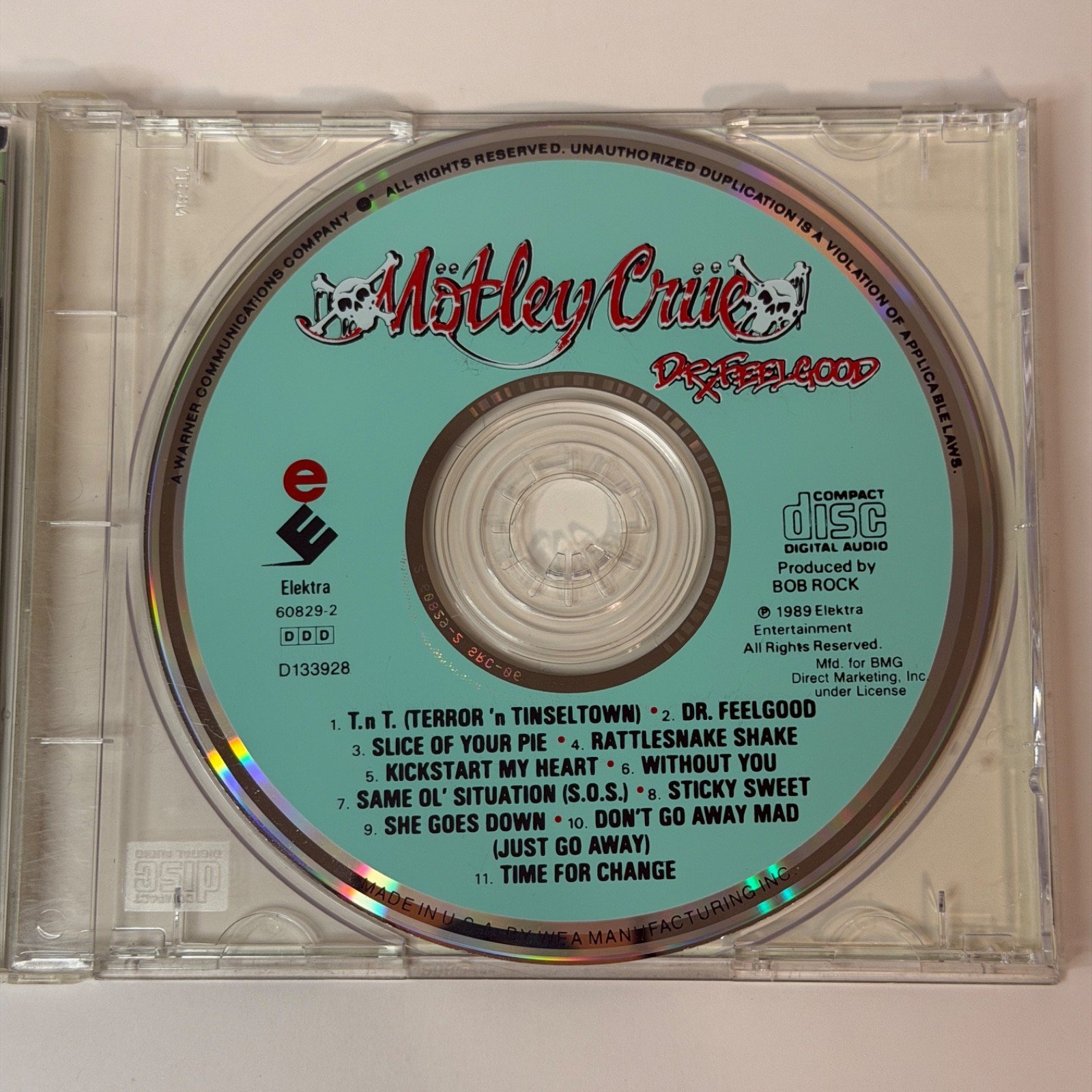 1Motley Crue Dr. Feelgood CD 1989 Elektra