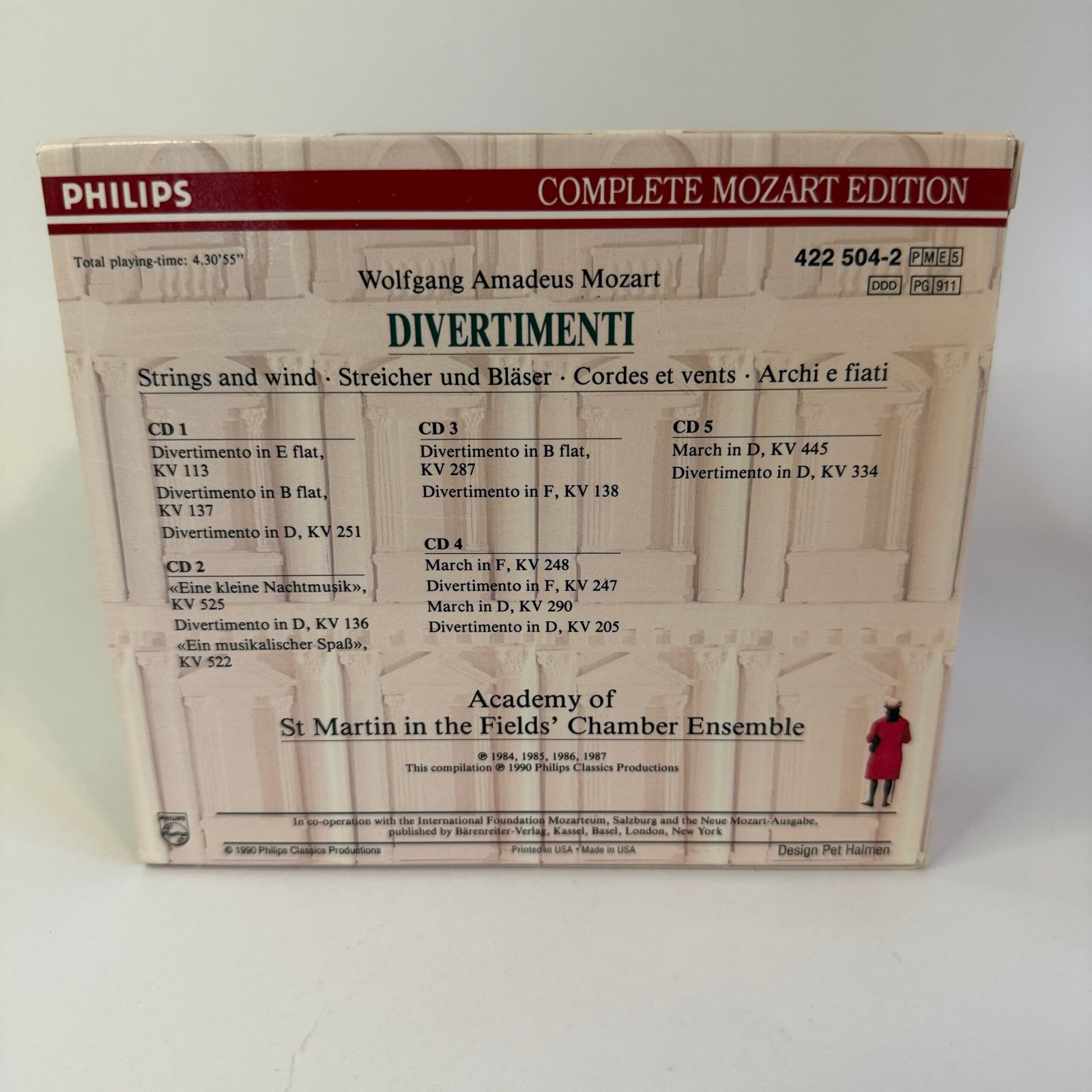 1Mozart – Divertimenti for Strings & Winds, Vol.