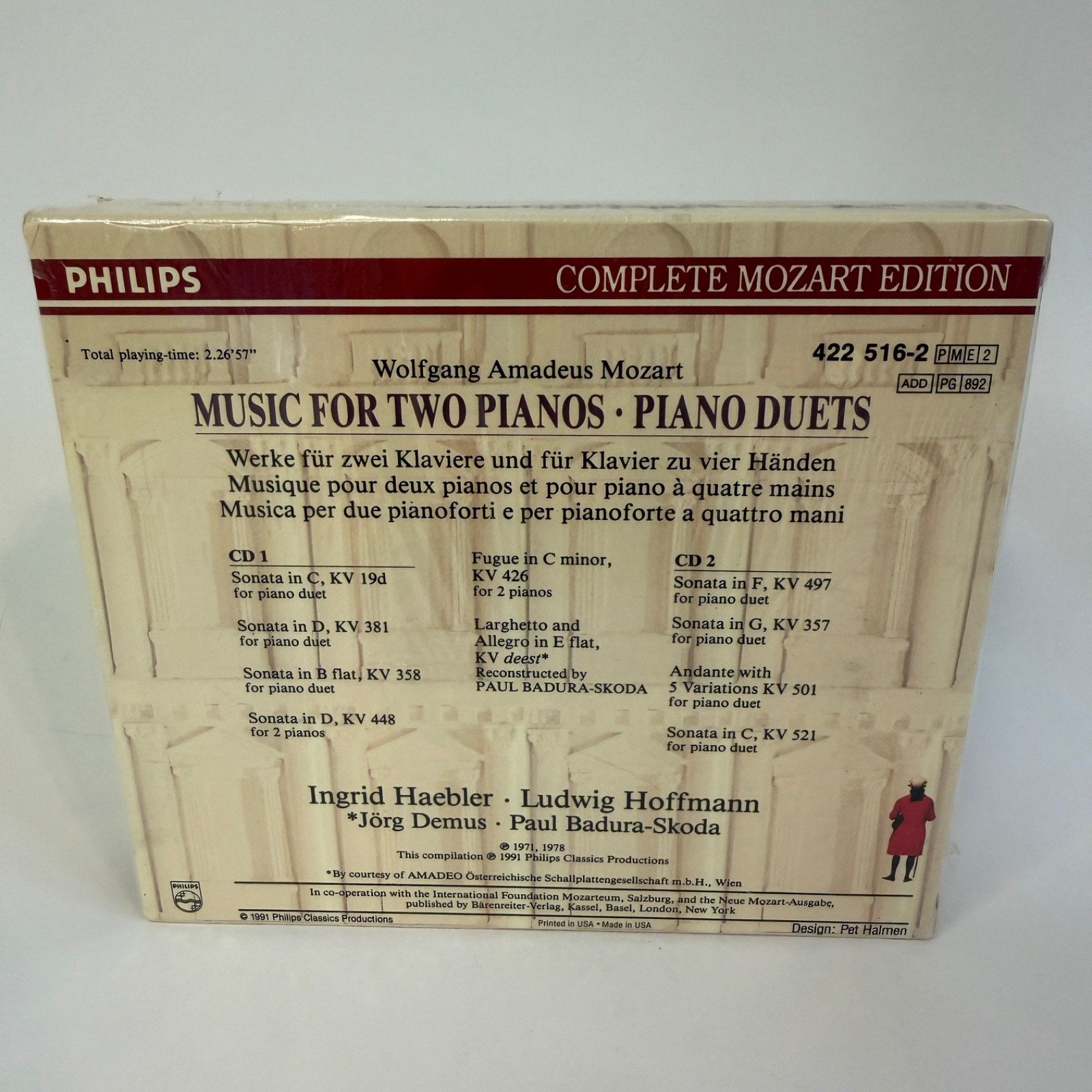 1Mozart – Music for 2 Pianos & Piano Duets – Complete Mozart Edition Vol. 16 (2 CD Set)