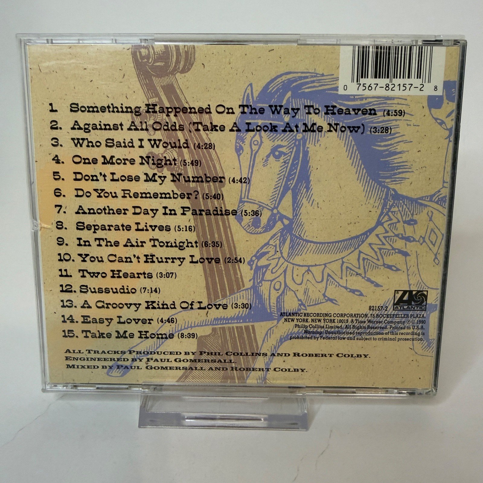 2Phil Collins Serious Hits Live CD 1990 Atlantic