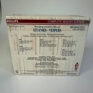 3Mozart – Litanies, Vespers & More – Complete Mozart Edition Vol. 20 (5 CD Box Set)