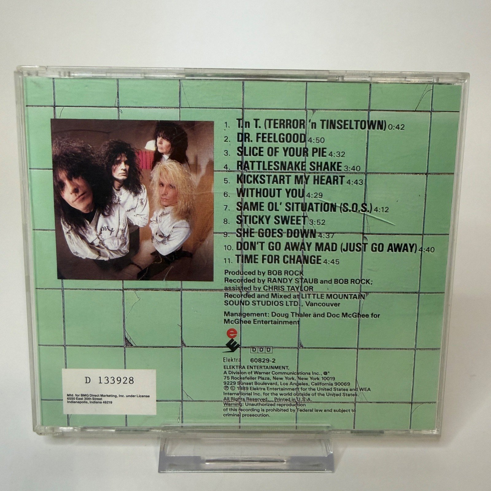 4Motley Crue Dr. Feelgood CD 1989 Elektra