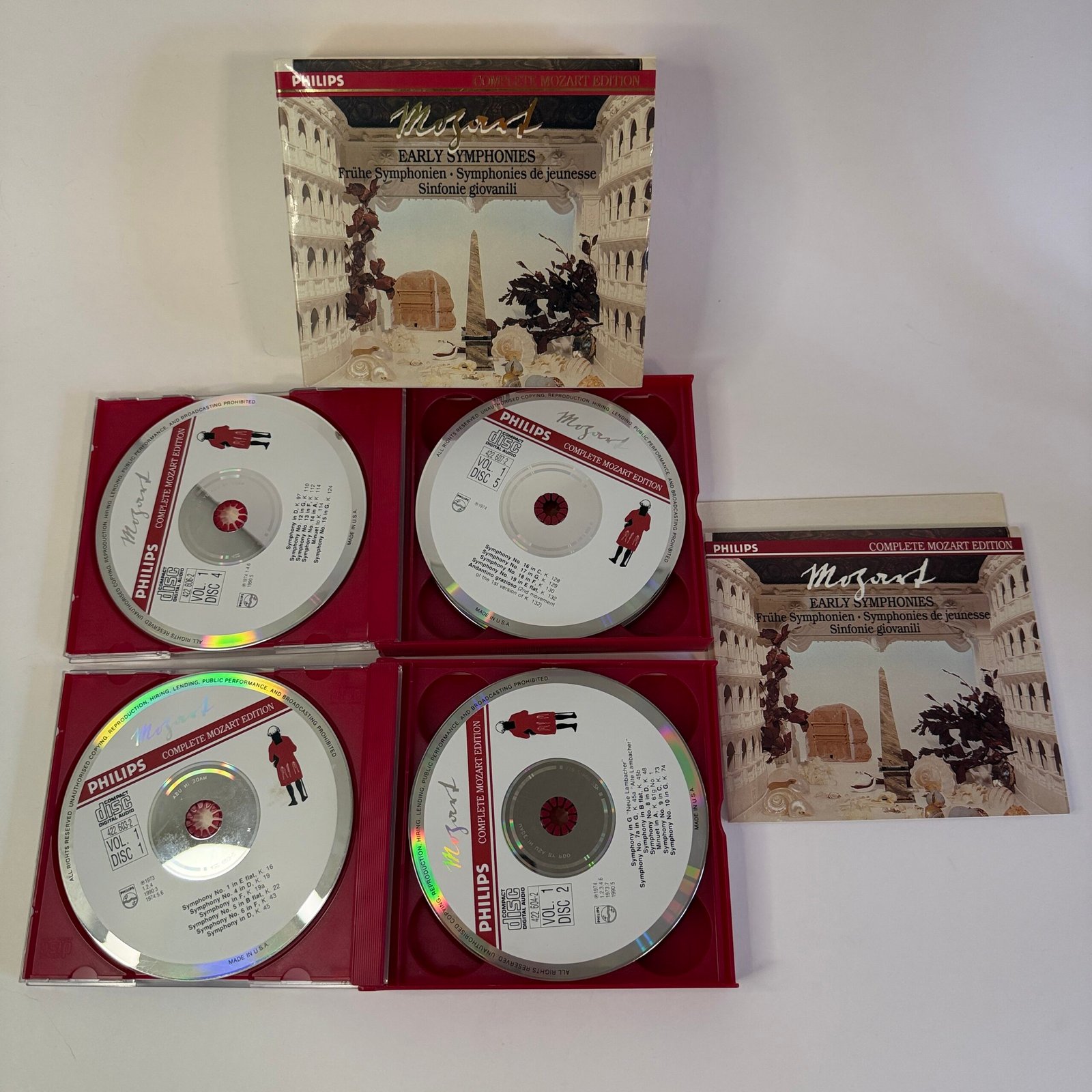 6Mozart – Early Symphonies, Vol. 1 – Marriner (6 CD Set)