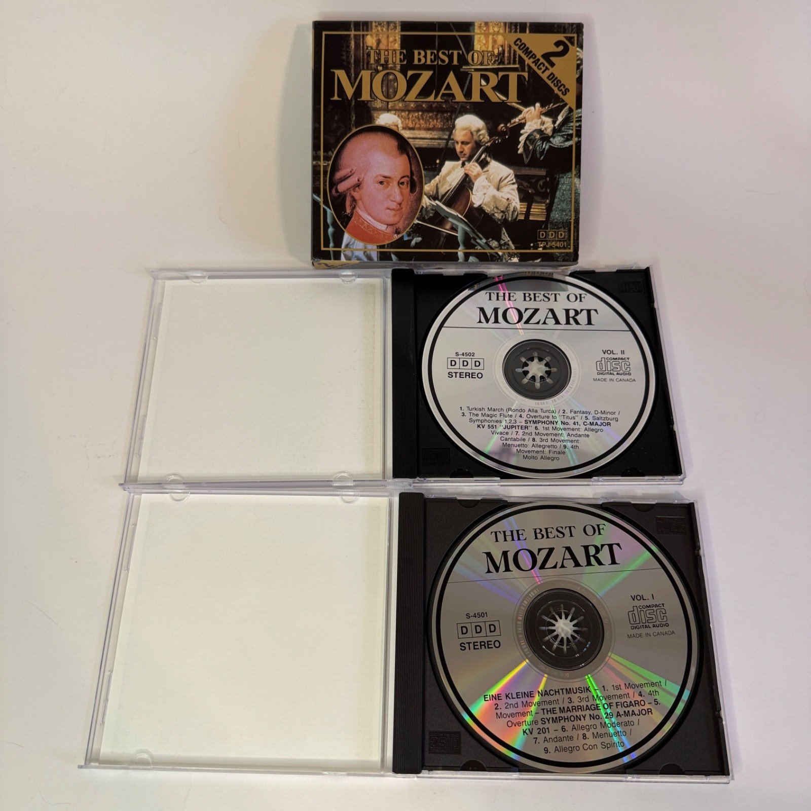 6The Best of Mozart – Madacy TPJ 5401 (2 CD Box Set)