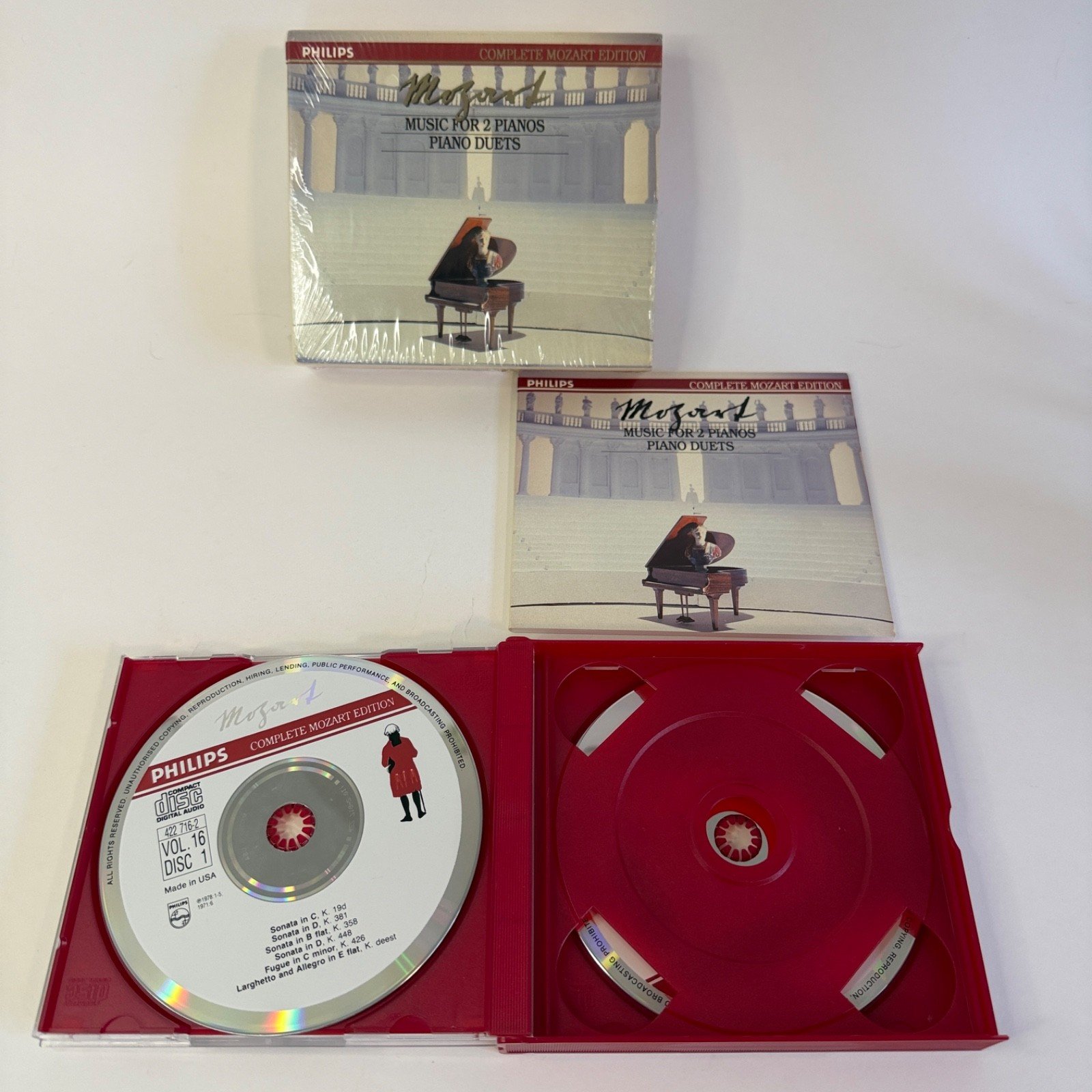 7Mozart – Music for 2 Pianos & Piano Duets – Complete Mozart Edition Vol. 16 (2 CD Set)
