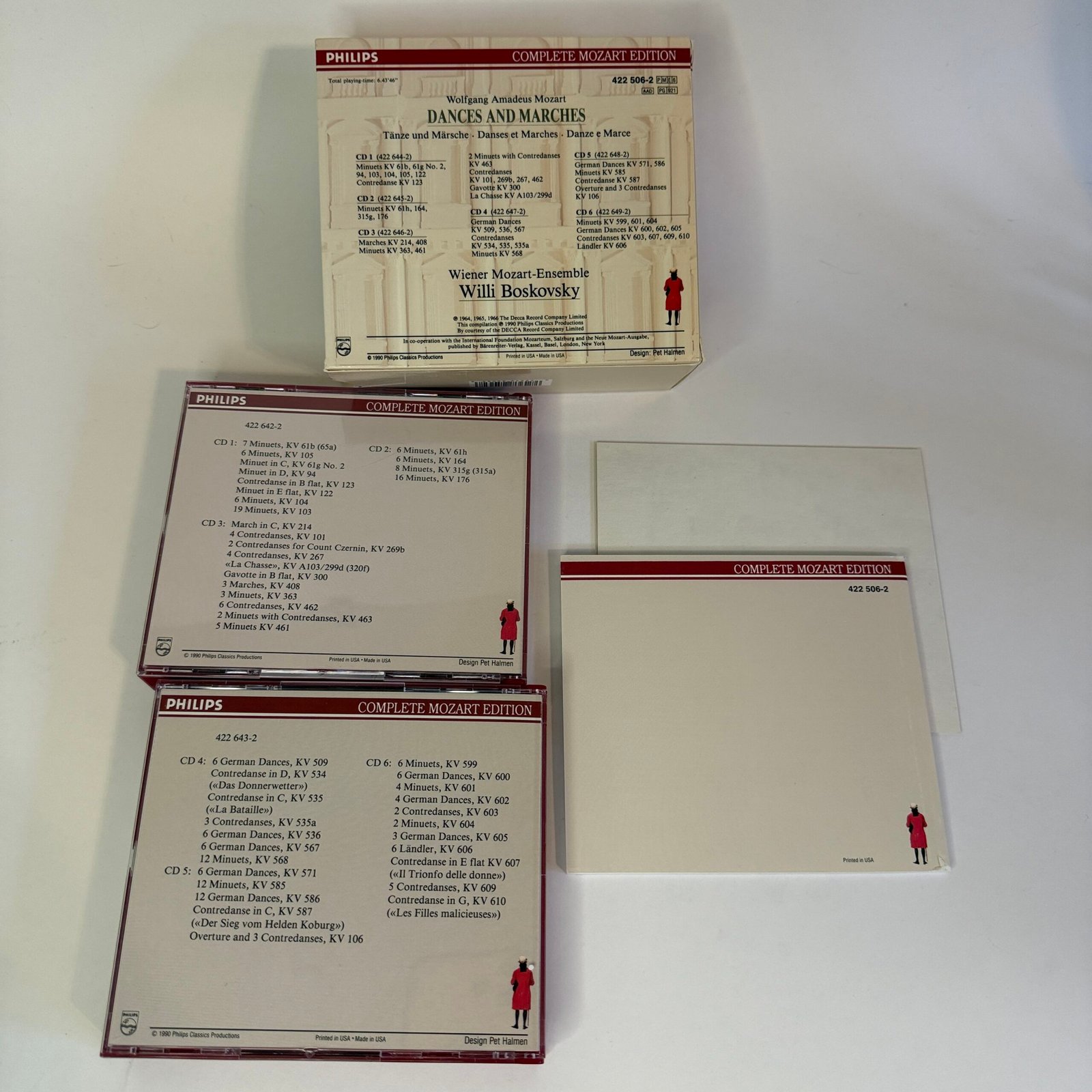 8Mozart – Dances & Marches, Vol. 6 – Boskovsky (6 CD Set)