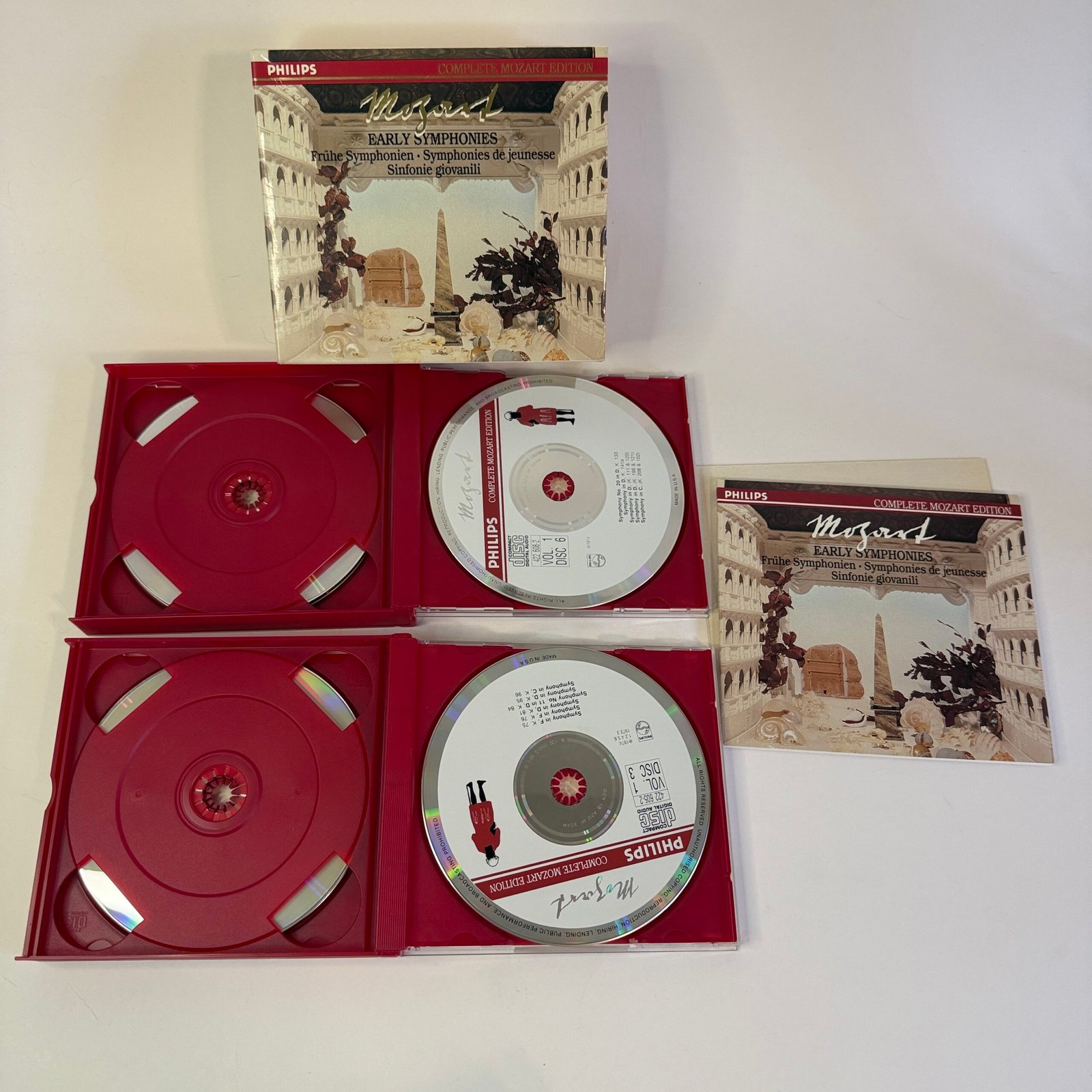 8Mozart – Early Symphonies, Vol. 1 – Marriner (6 CD Set)