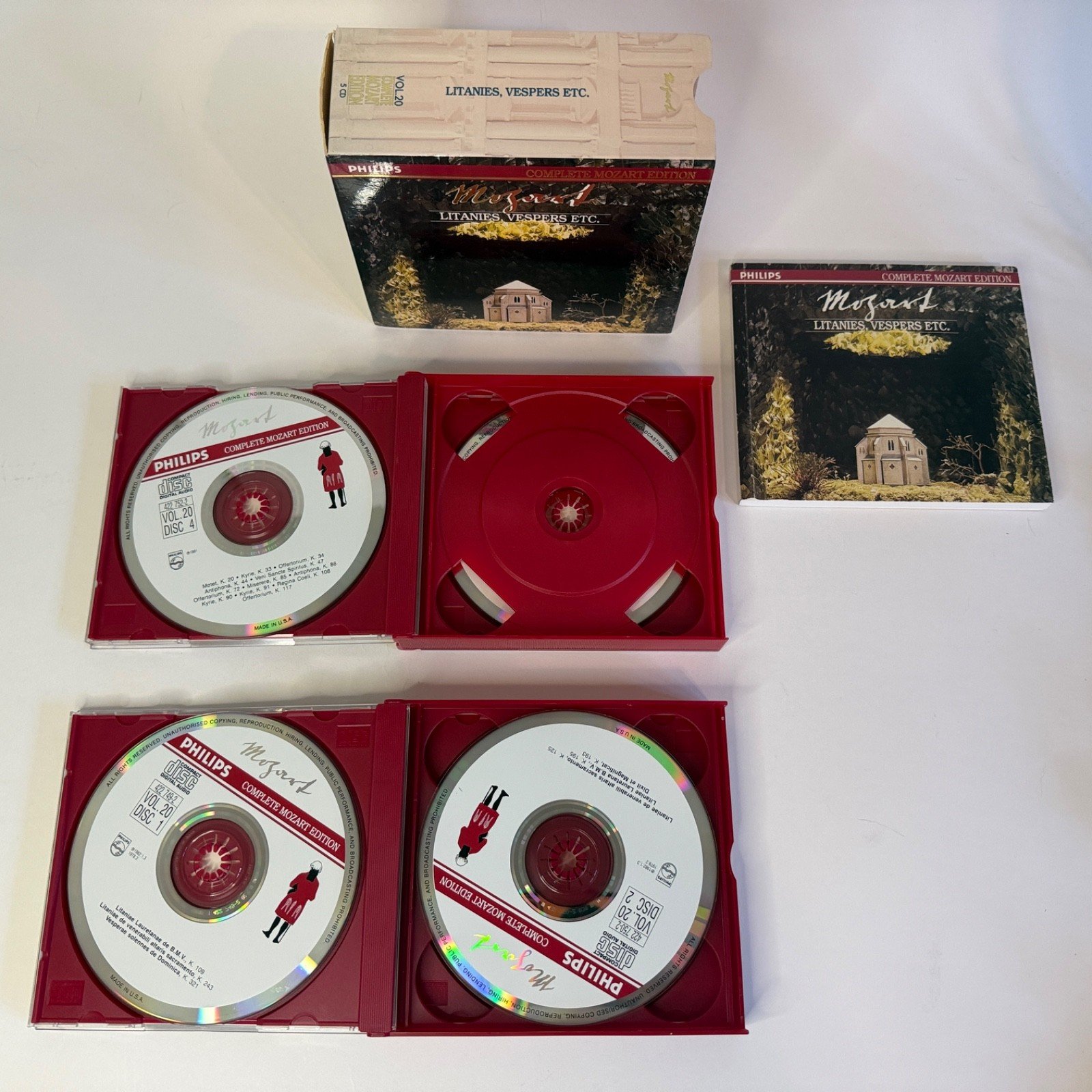 8Mozart – Litanies, Vespers & More – Complete Mozart Edition Vol. 20 (5 CD Box Set)