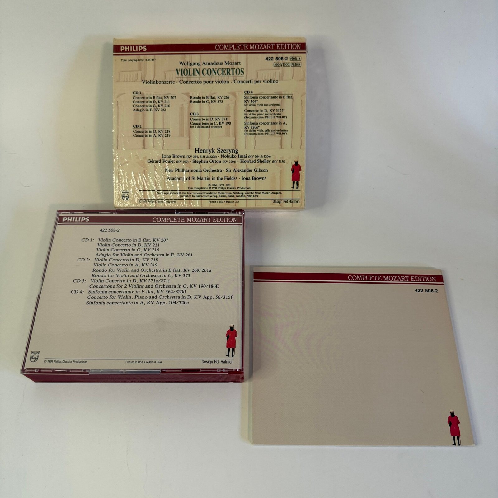 8Mozart – Violin Concertos, Vol. 8 – Szeryng (4 CD Set)