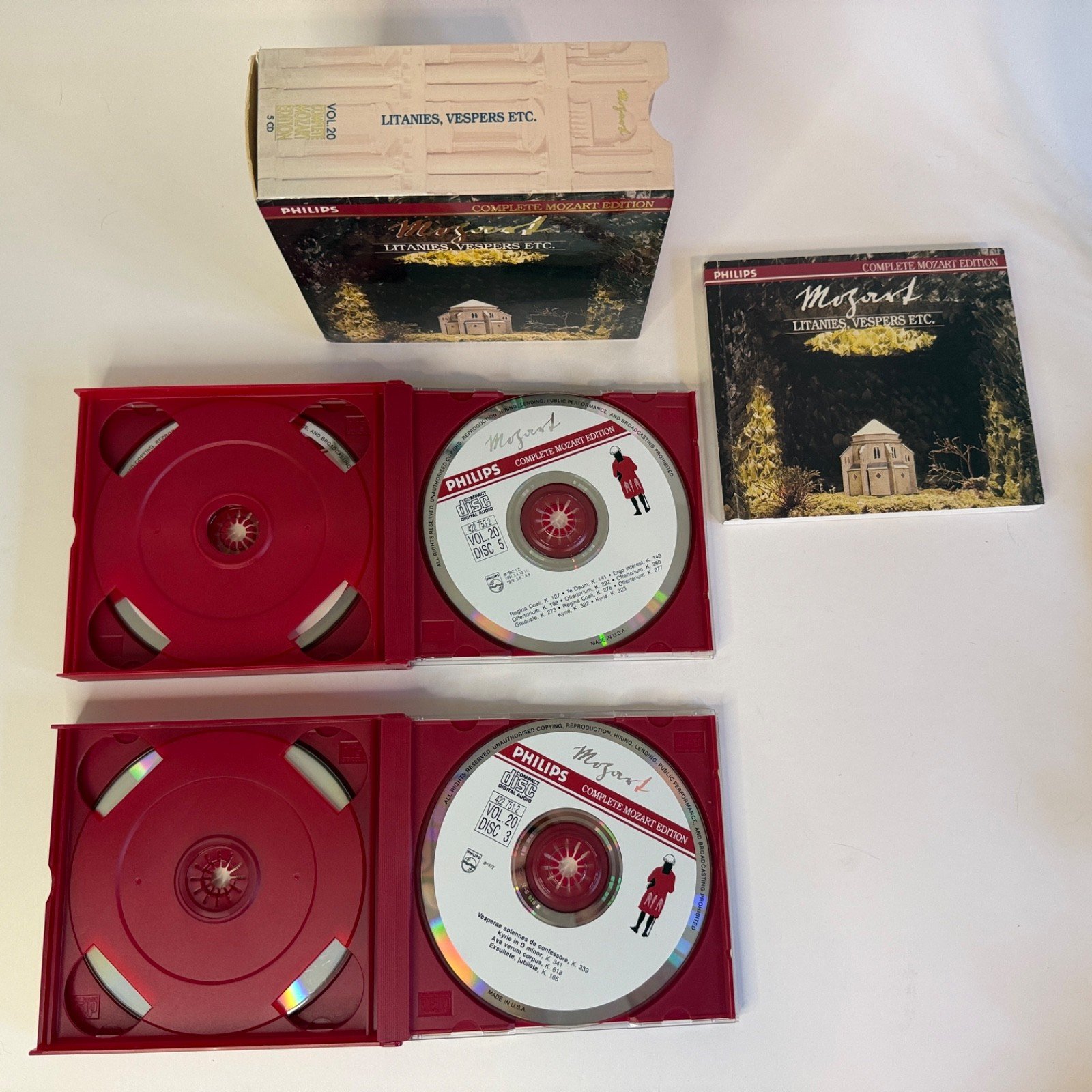 9Mozart – Litanies, Vespers & More – Complete Mozart Edition Vol. 20 (5 CD Box Set)