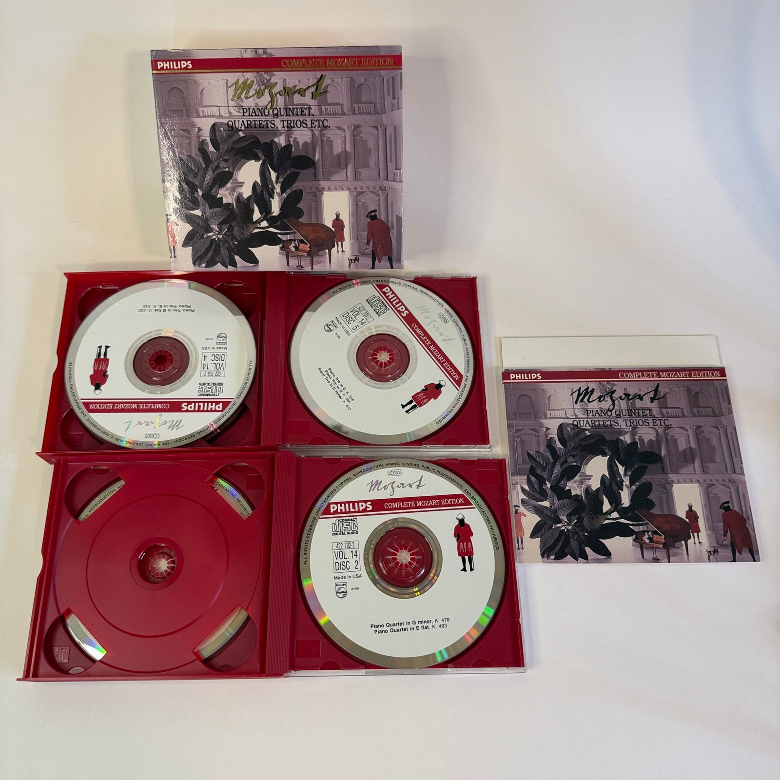 9Mozart – Piano Quintet, Quartets & Trios, Vol. 14 (5 CD Set)