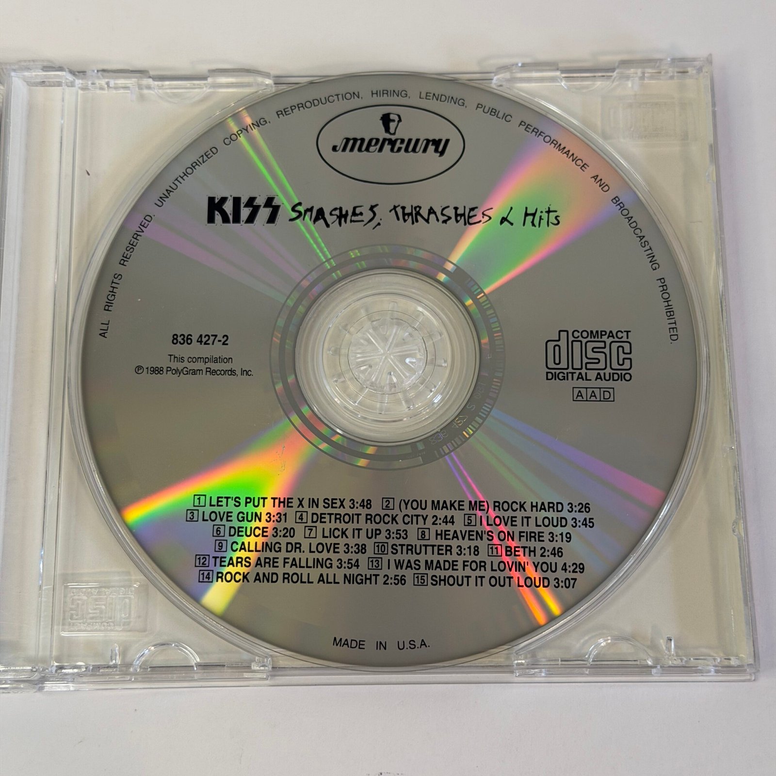 3KISS – Smashes, Thrashes & Hits (1988 CD)
